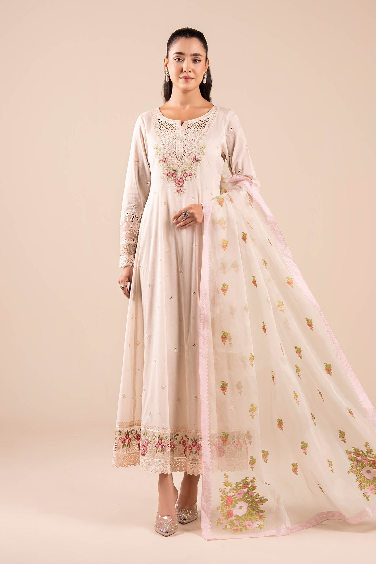 3 Piece Embroidered Lawn Suit