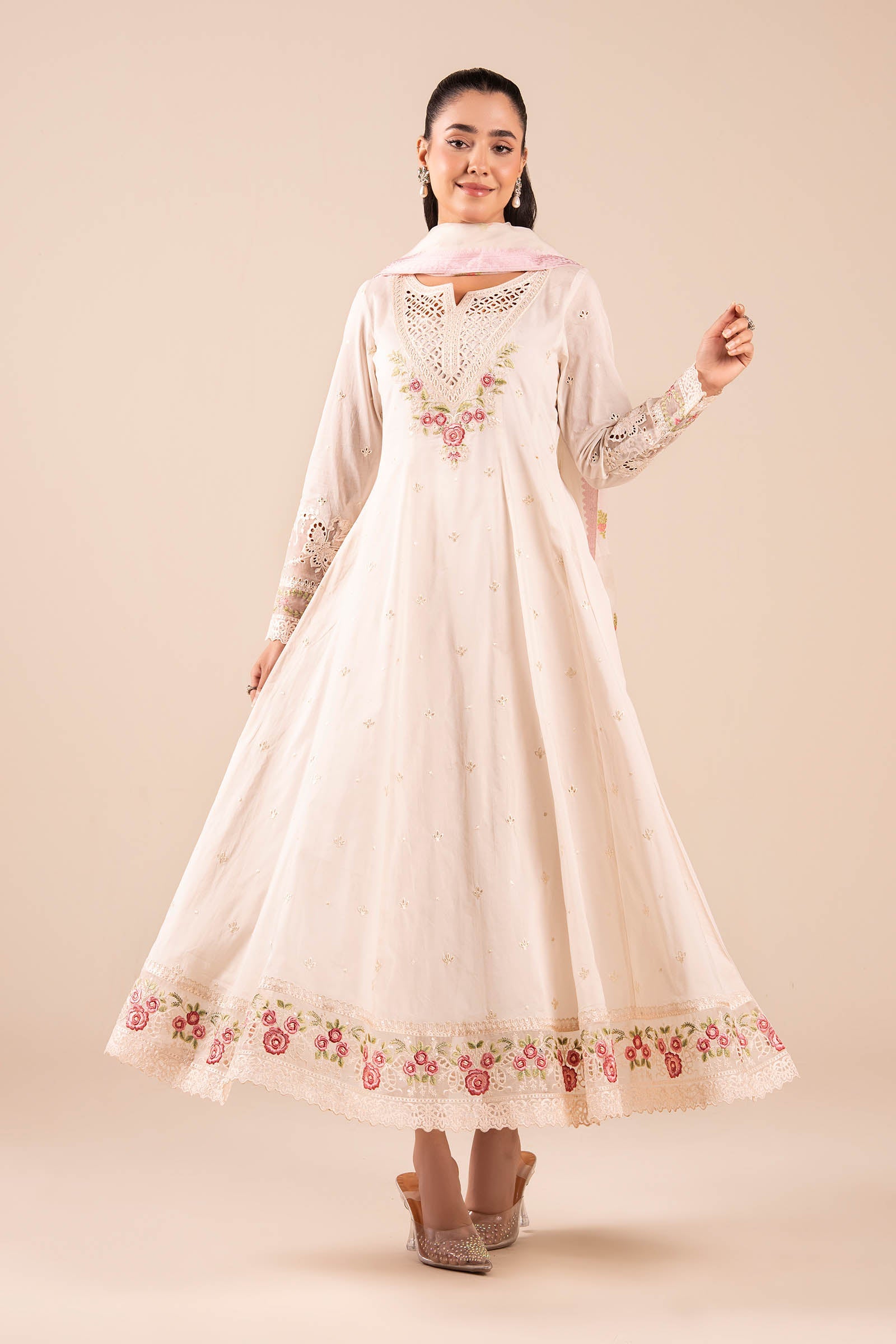 3 Piece Embroidered Lawn Suit