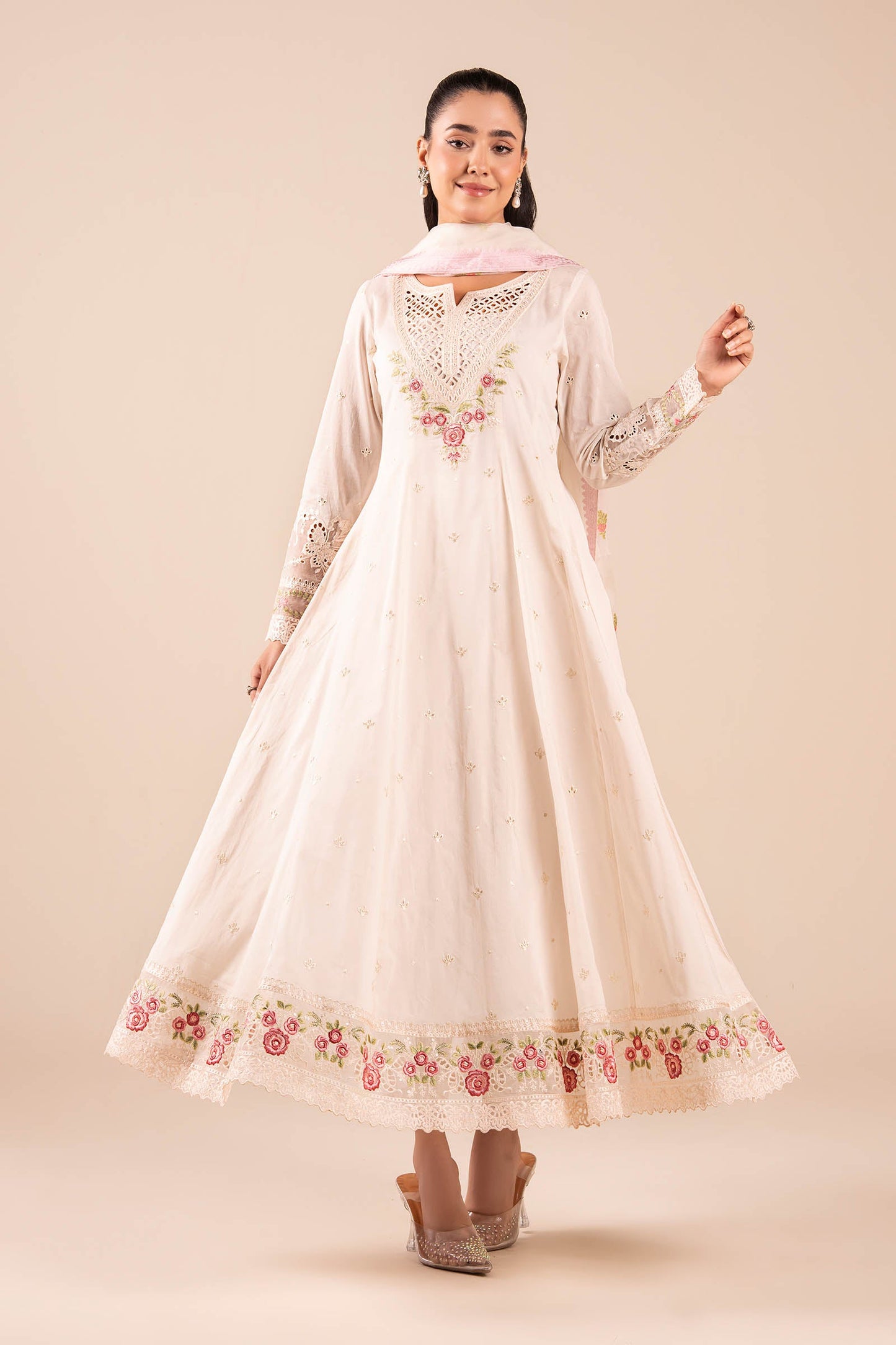 3 Piece Embroidered Lawn Suit