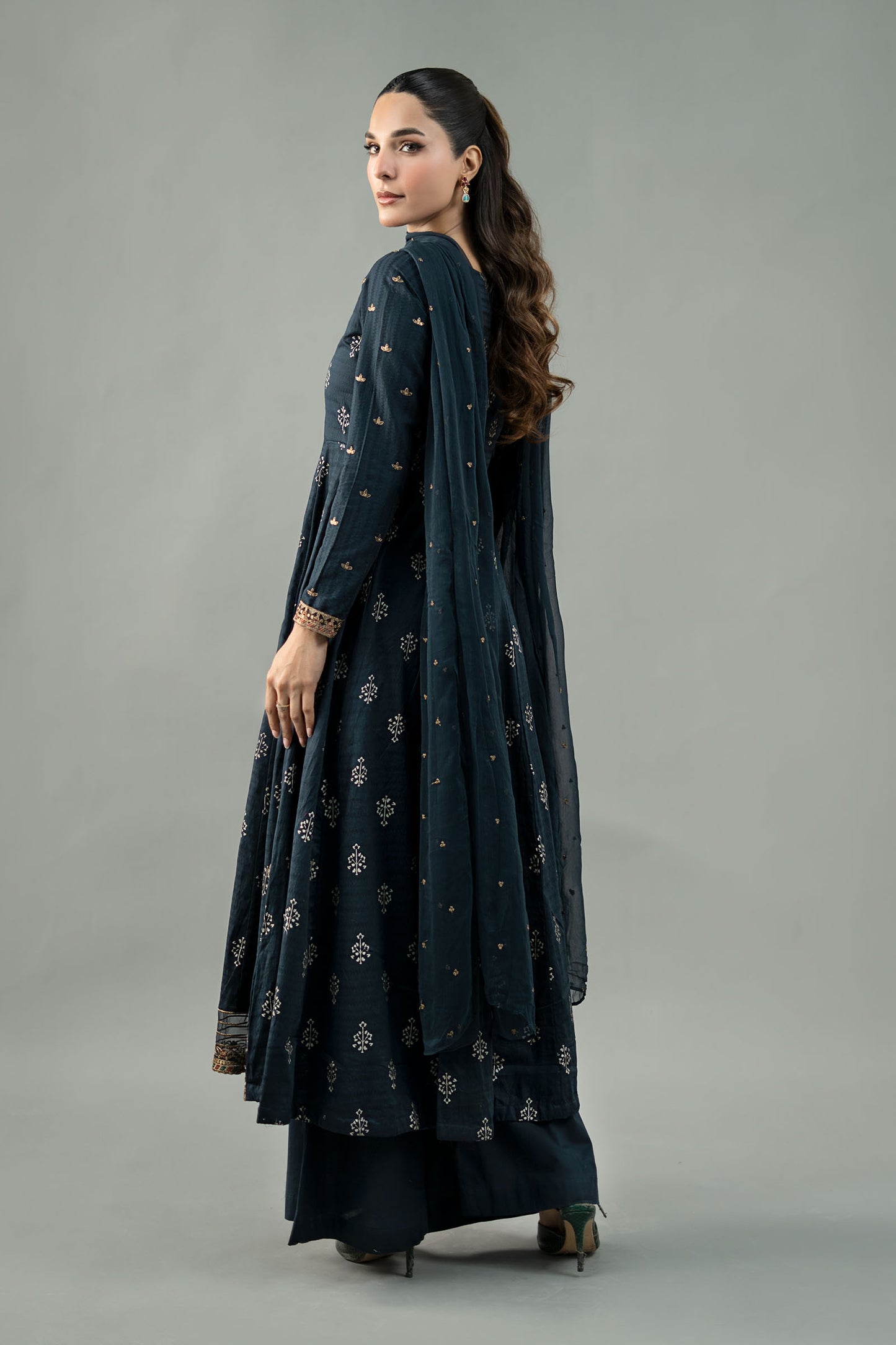 3 Piece Embroidered Suit