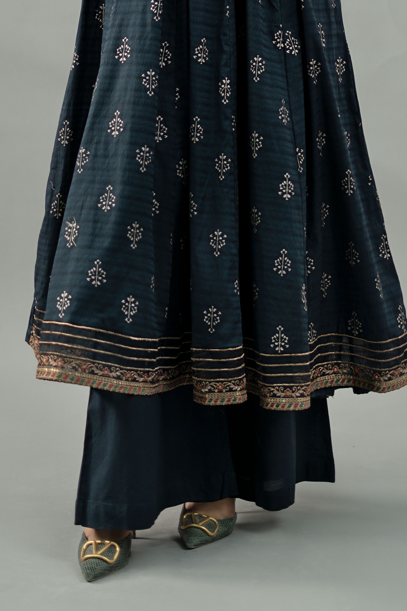 3 Piece Embroidered Suit