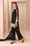 3 Piece Embroidered Organza Jacquard Suit