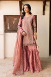 3 Piece Embroidered Linen Suit