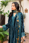 3 Piece Embroidered Plush Suit