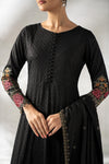 3 Piece Embroidered Linen Suit