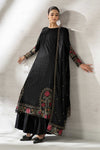 3 Piece Embroidered Linen Suit
