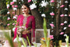 3 Piece Embroidered Raw Silk Suit