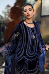 3 Piece Embroidered Velvet Suit