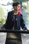 3 Piece Embroidered Velvet Suit