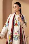 3 Piece Embroidered Jacquard Lawn Suit