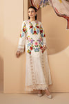 3 Piece Embroidered Jacquard Lawn Suit