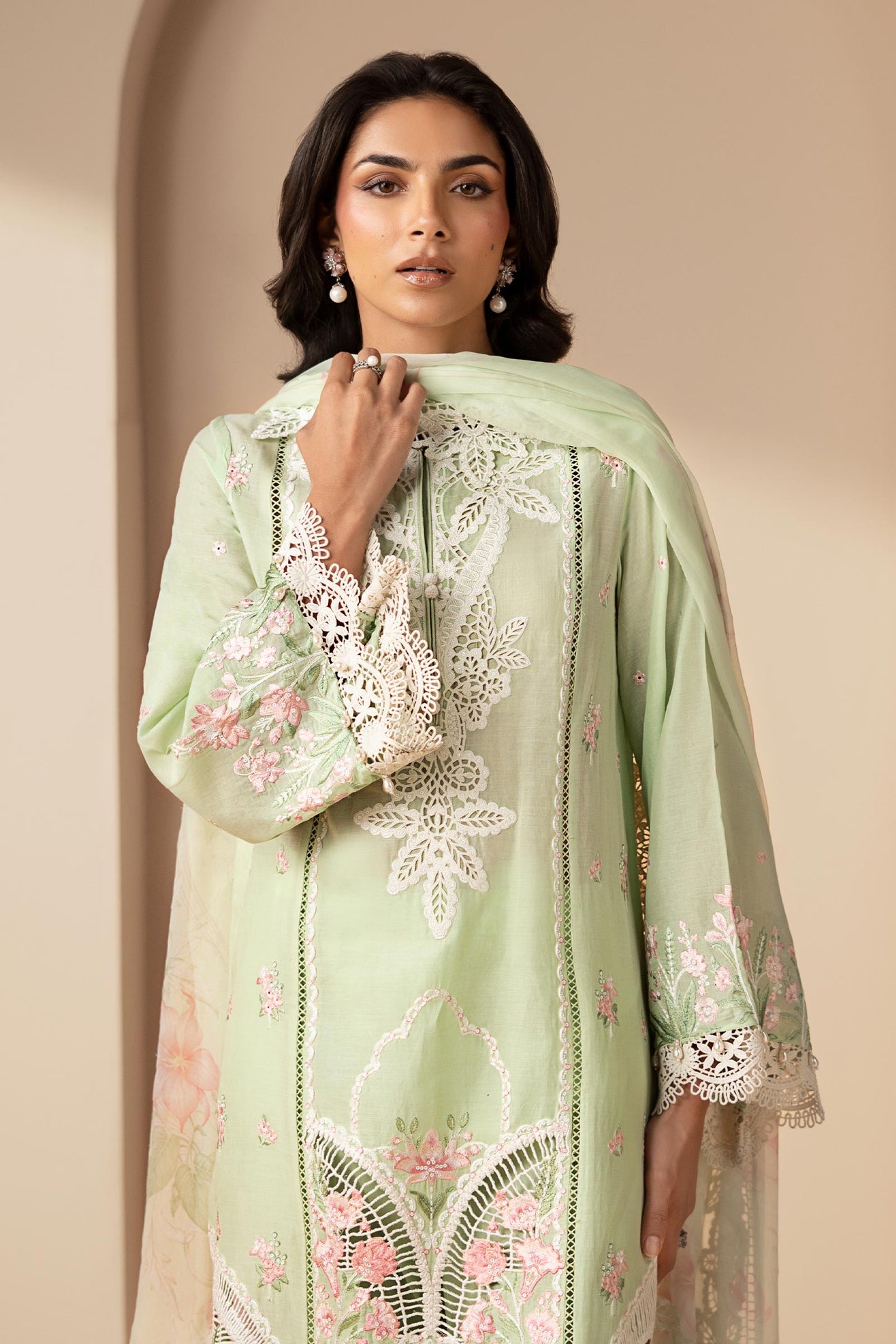 3 Piece Embroidered Lawn Suit