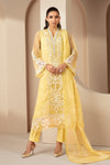 3 Piece Embroidered Organza Suit