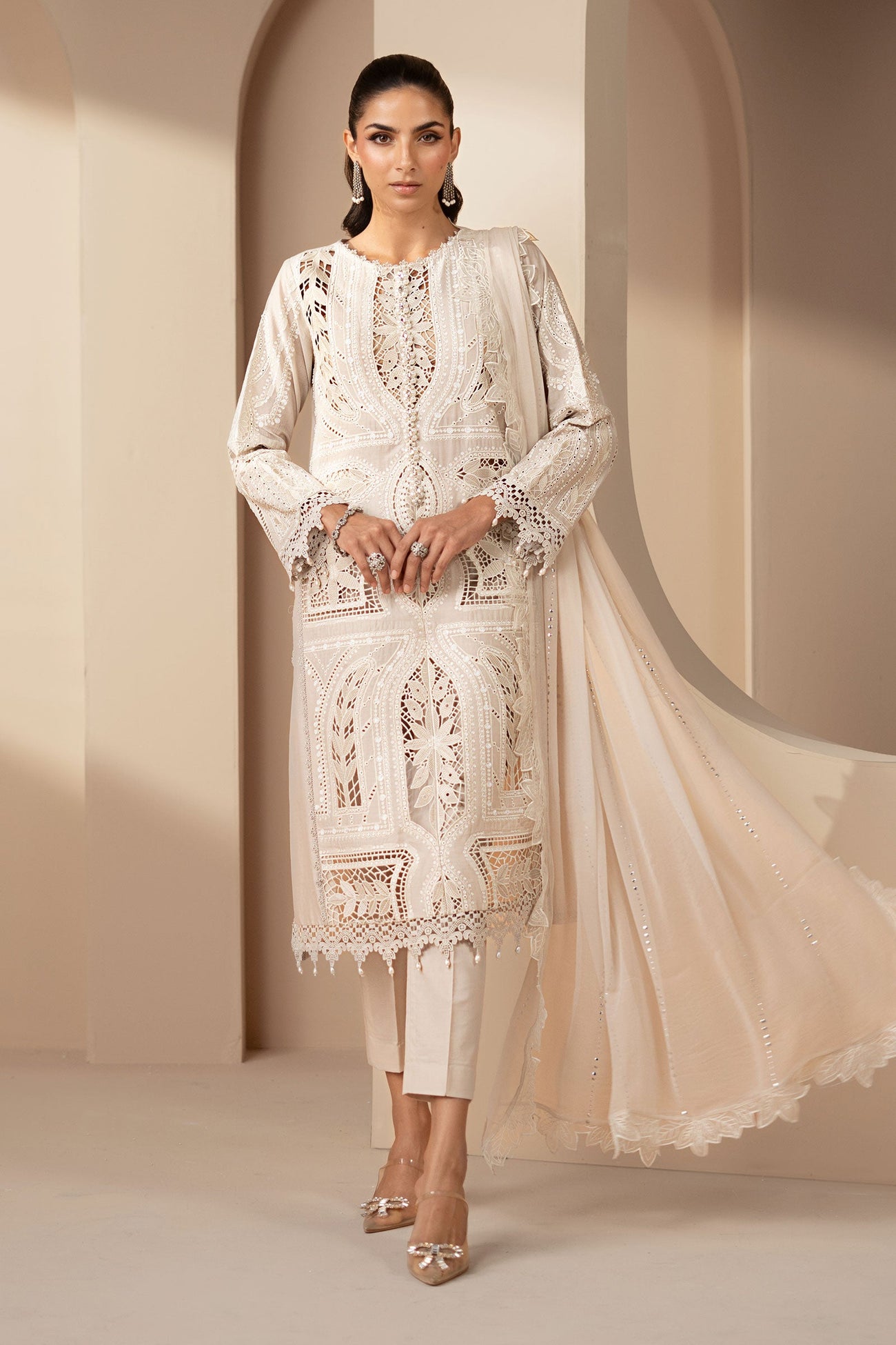 3 Piece Embroidered Lawn Suit