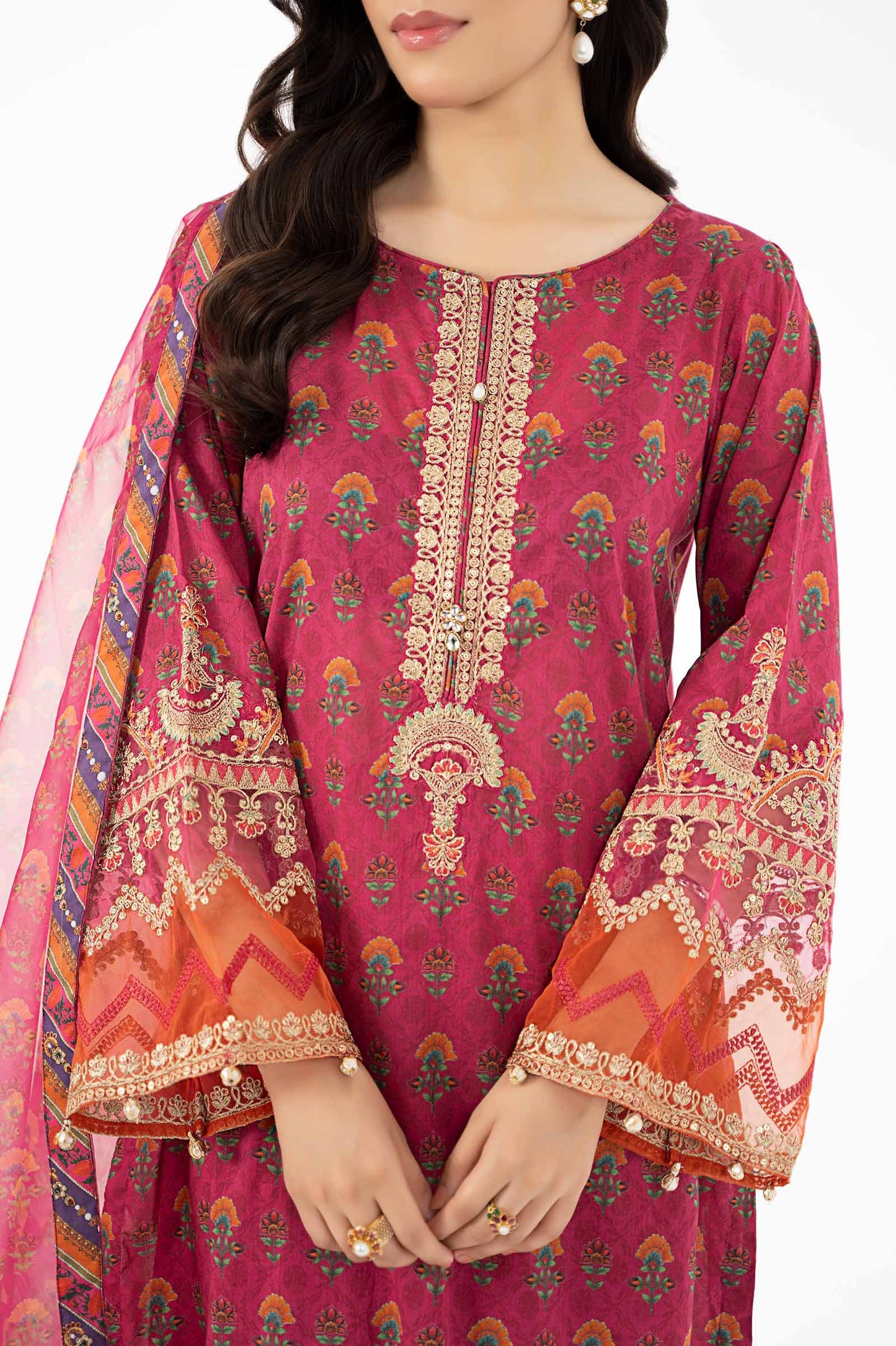 3 Piece Printed Lawn Suit