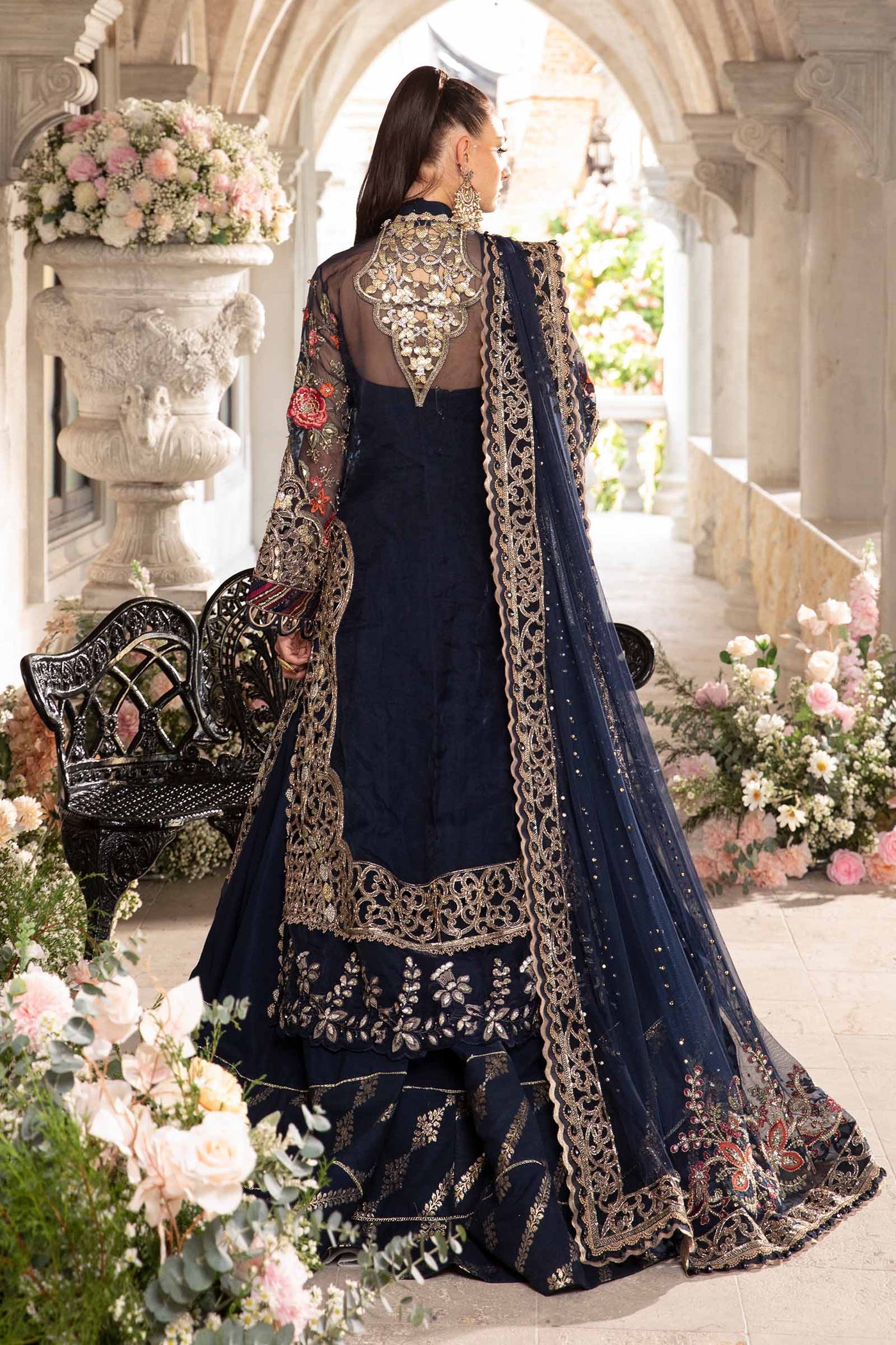 3 PIECE UNSTITCHED EMBROIDERED SUIT | BD-2808