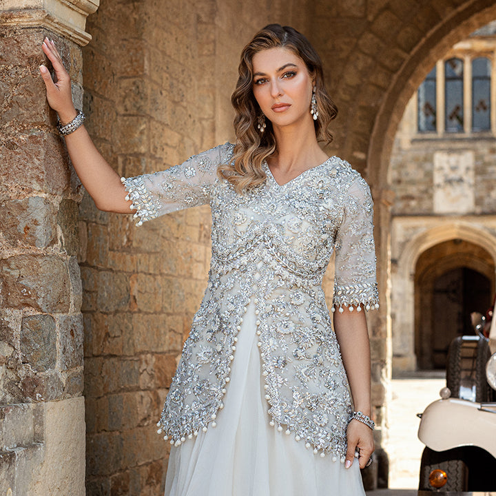 Maria B Latest Engagement Dresses For Bride 2018 Maria B Orit Bridals EX-149A Brides 2024 Maria B Latest Engagement Dresses For Bride 2018 Maria B Orit Bridals EX-149A Brides 2024
