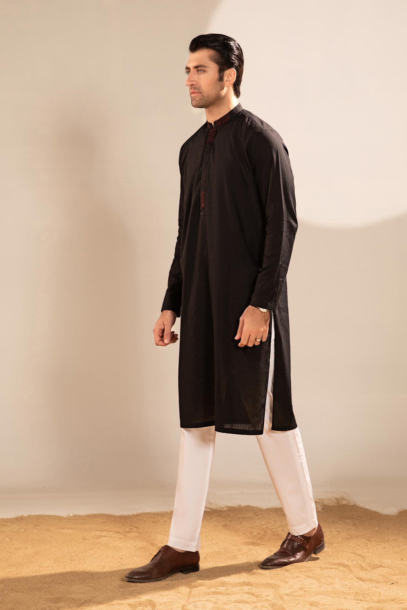 Self Dobby Kurta | GTS-SS24-15