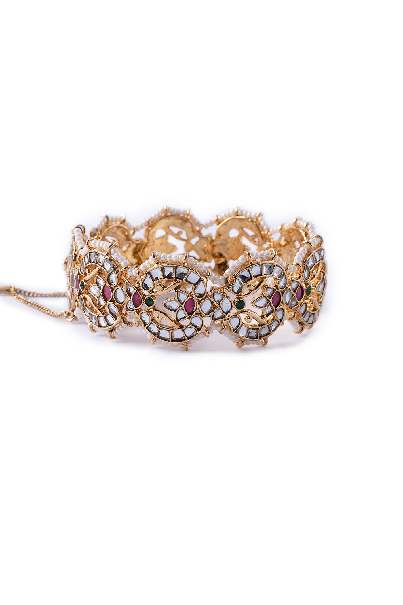 Kundan Halo Bangle