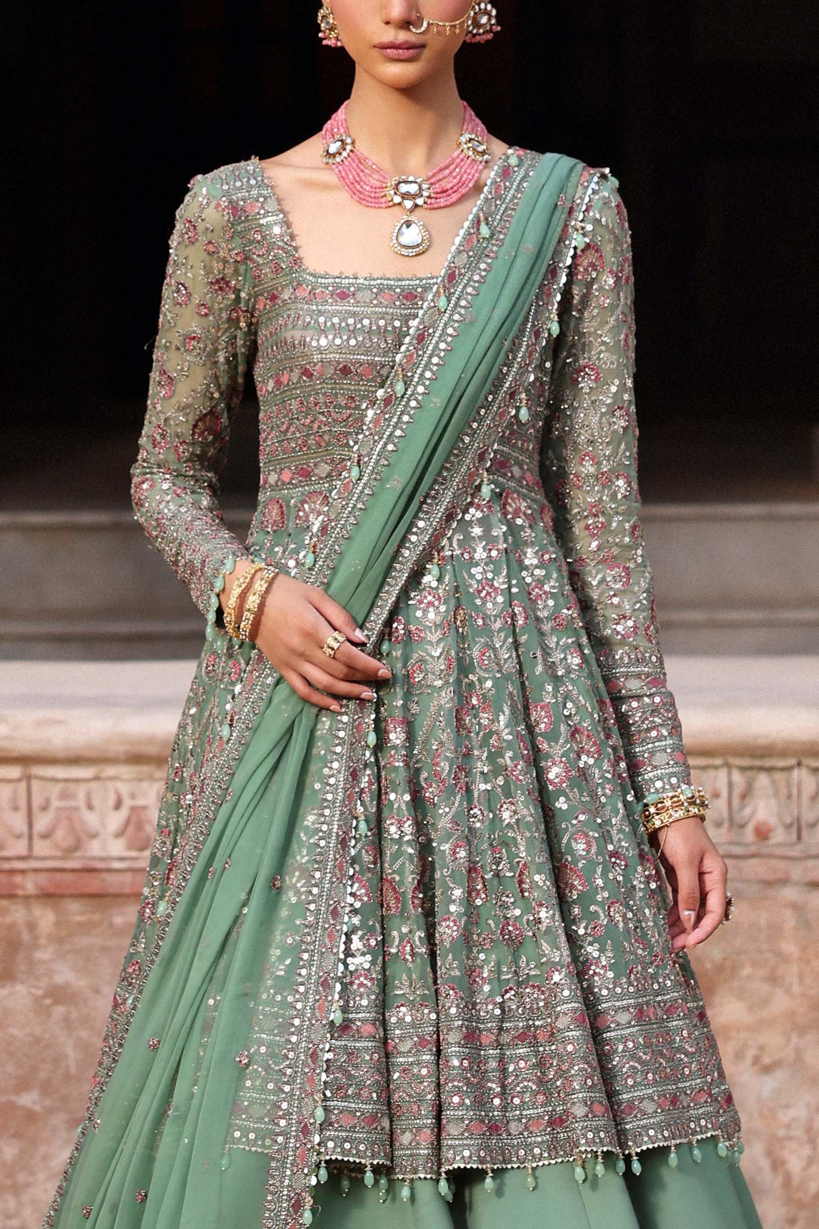Embroidered Chiffon Fabric (3Pcs)