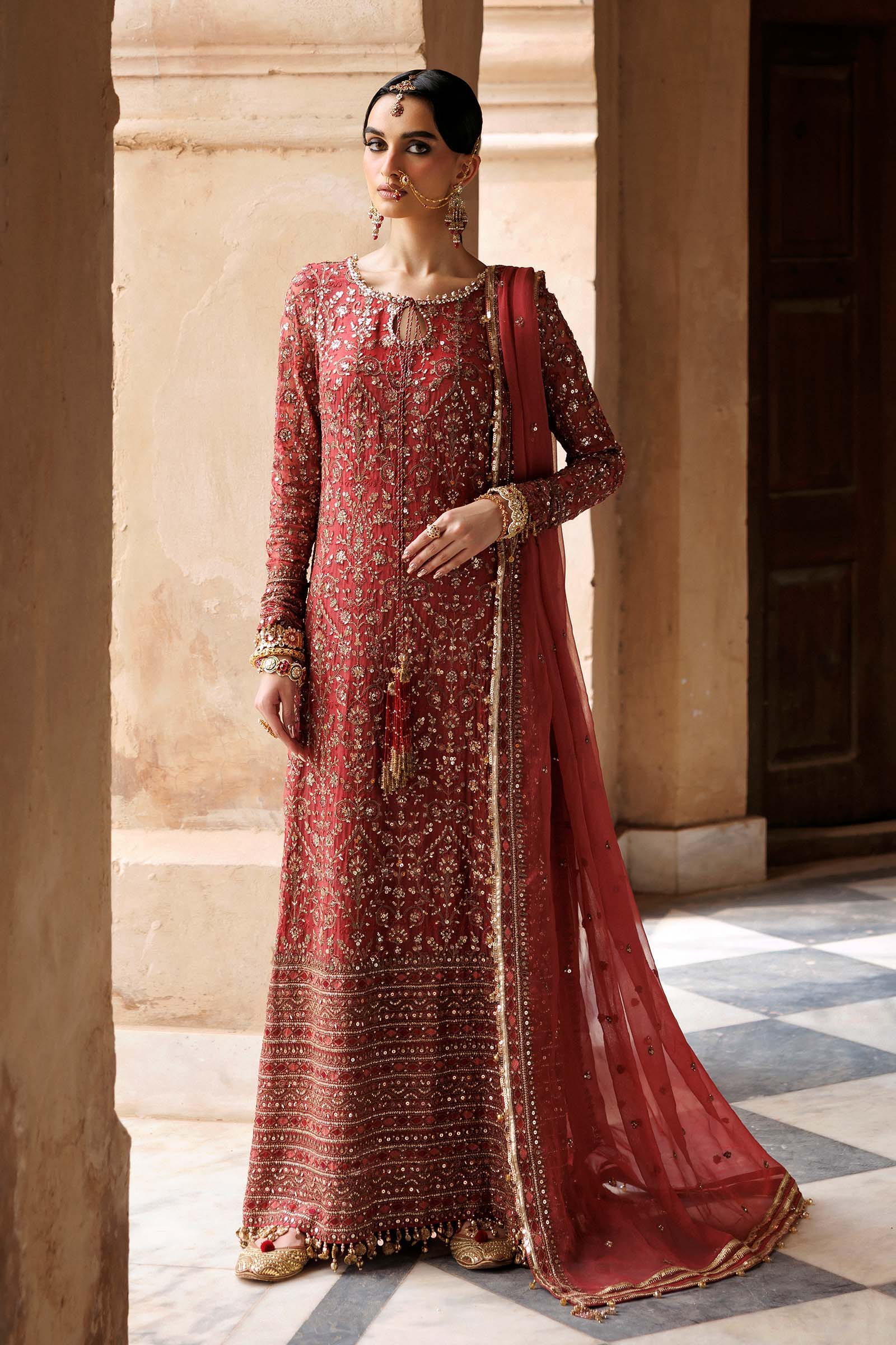 Embroidered Chiffon Fabric (3Pcs)