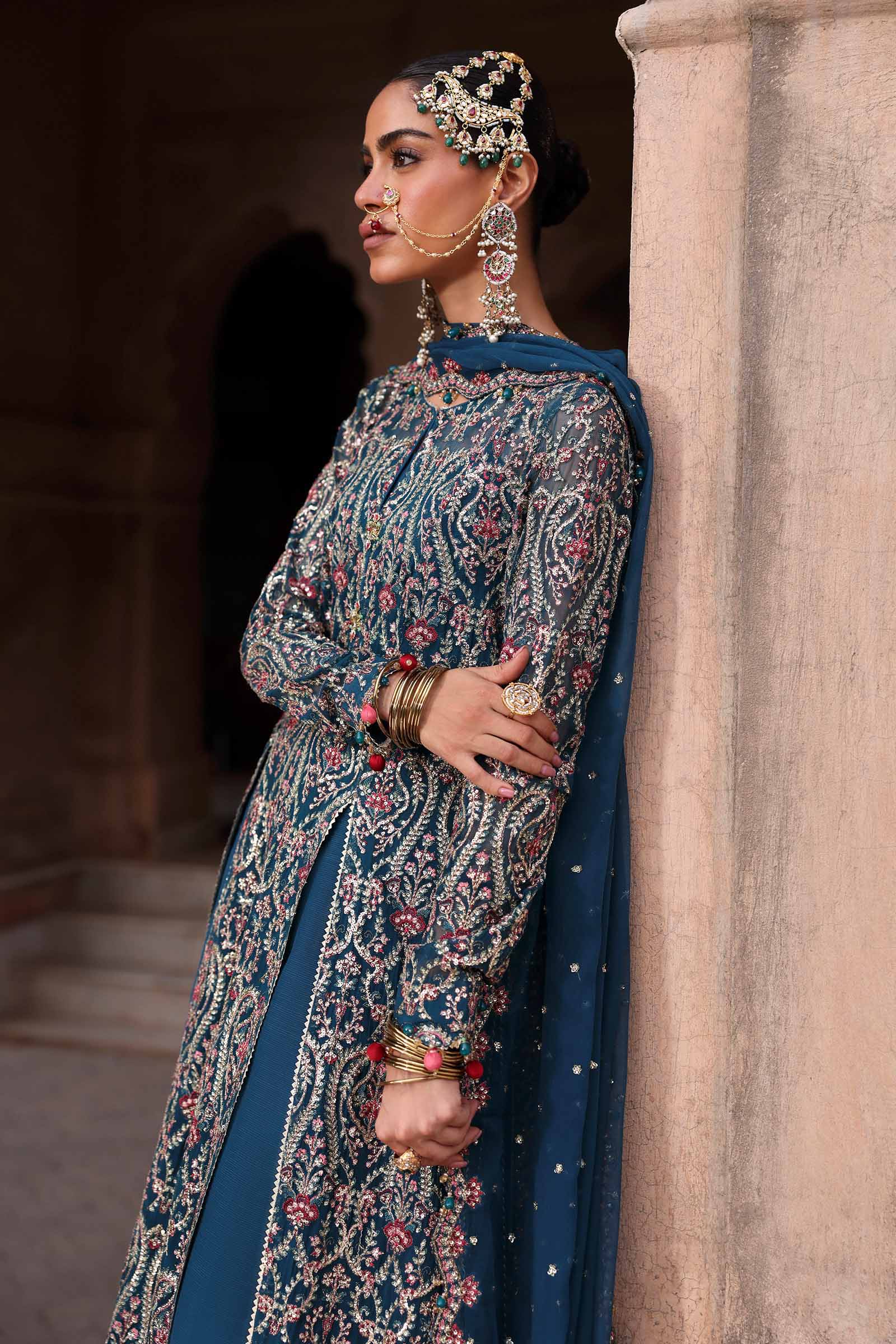 Embroidered Chiffon Fabric (3Pcs)