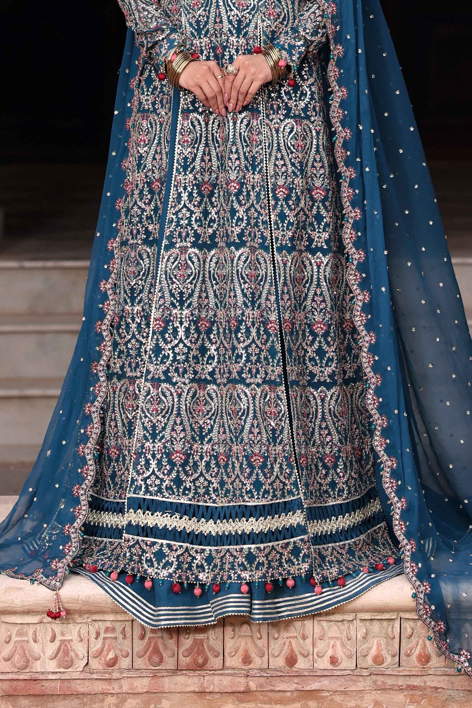 Embroidered Chiffon Fabric (3Pcs)