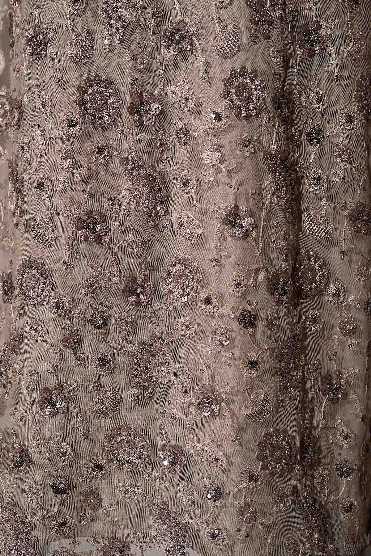 Embroidered Net Fabric (3Pcs)