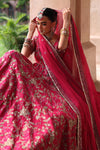 Embroidered Tassel Silk Fabric (2Pcs)