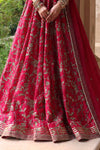 Embroidered Tassel Silk Fabric (2Pcs)