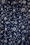 Embroidered Velvet Fabric (1Pc)