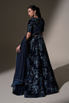 Embroidered Velvet Fabric (1Pc)