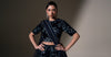 Embroidered Velvet Fabric (1Pc)