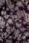 Embroidered Velvet Fabric (1Pc)