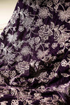 Embroidered Velvet Fabric (1Pc)