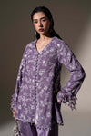 Embroidered Velvet Fabric (1Pc)