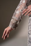 Embroidered Organza Fabric (1Pc)
