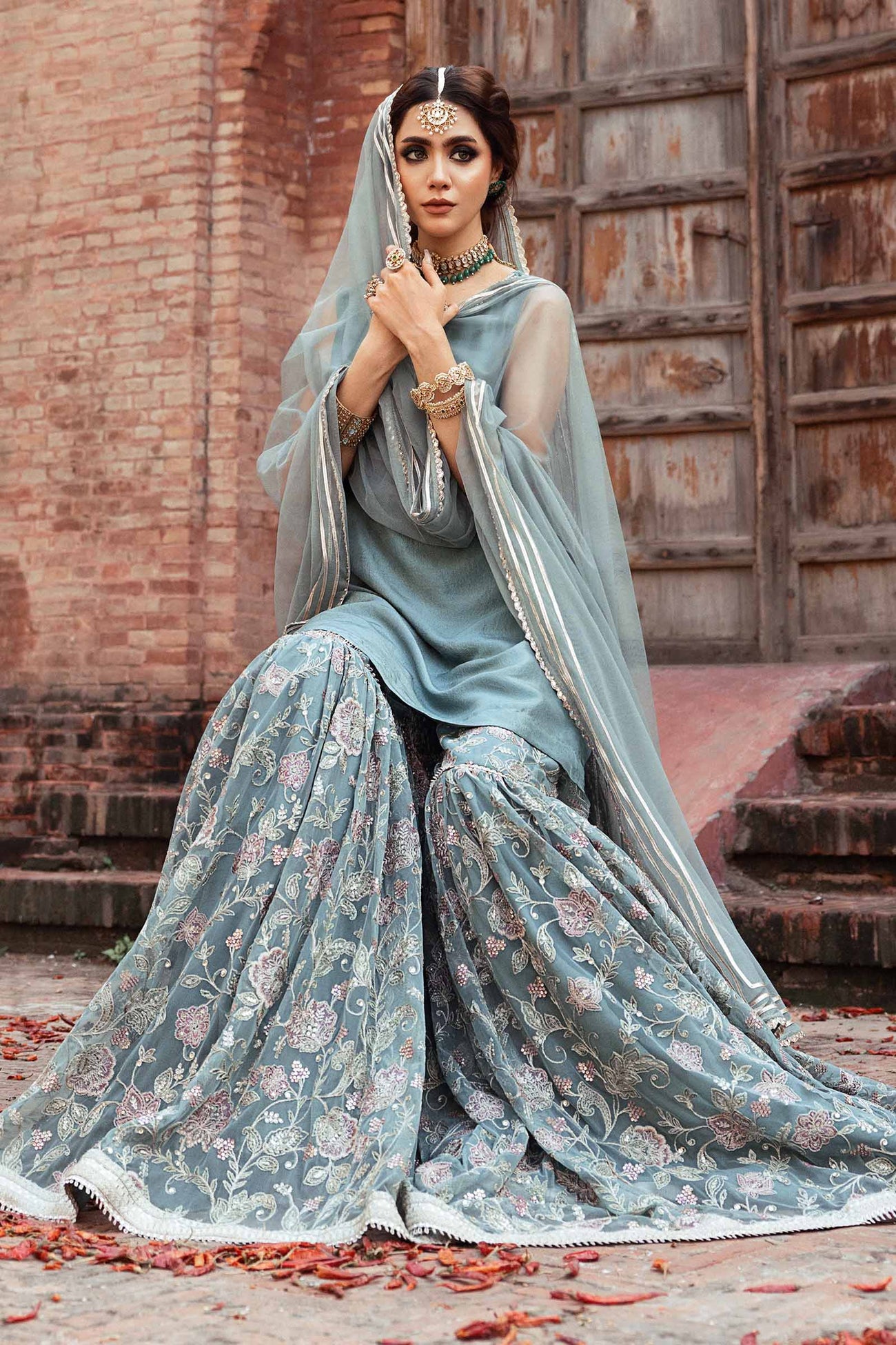 Embroidered Net Fabric (1Pc) | LF-906