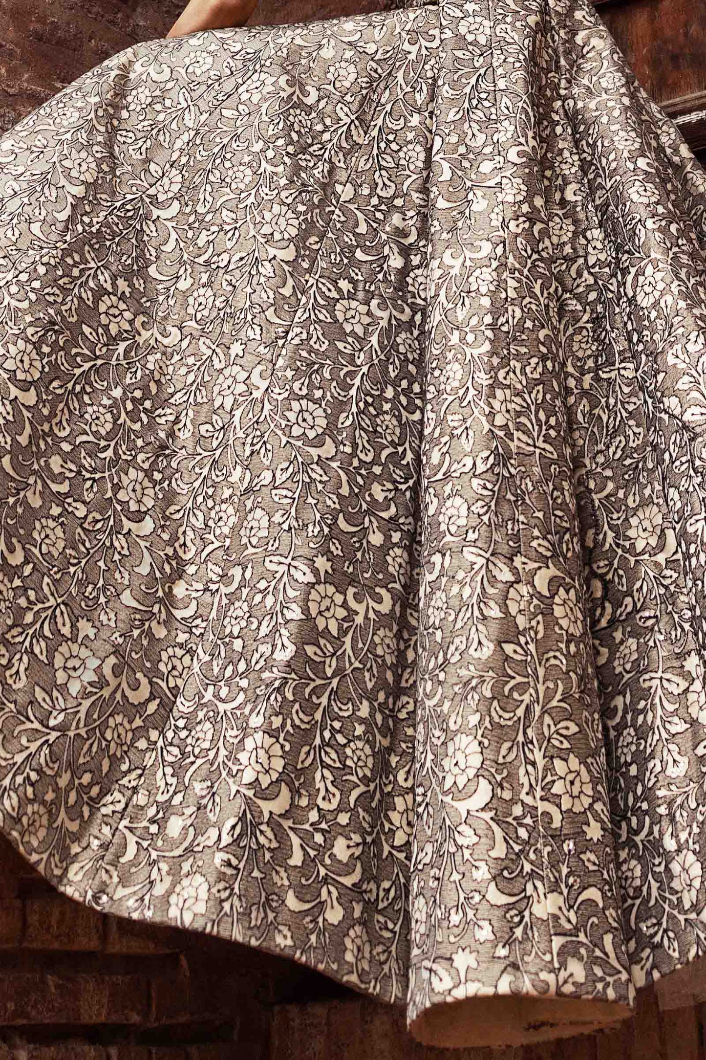 Embroidered Masoori Fabric (1Pc) | LF-923