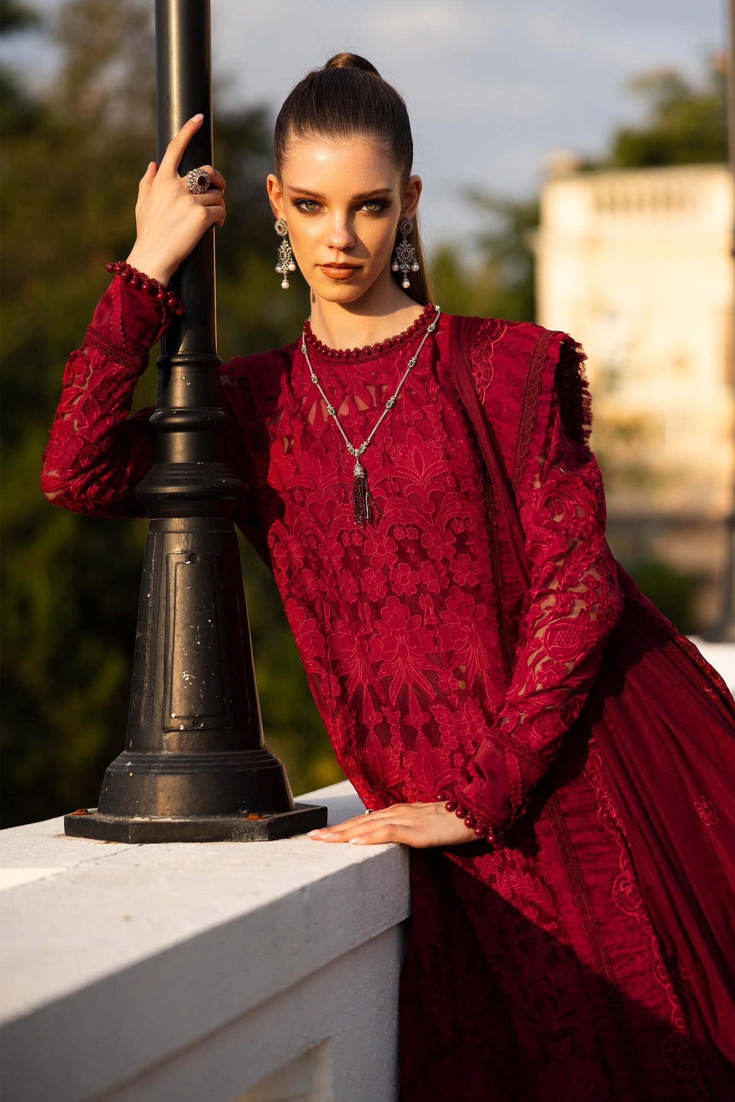 Embroidered Lawn Fabric (3Pcs)