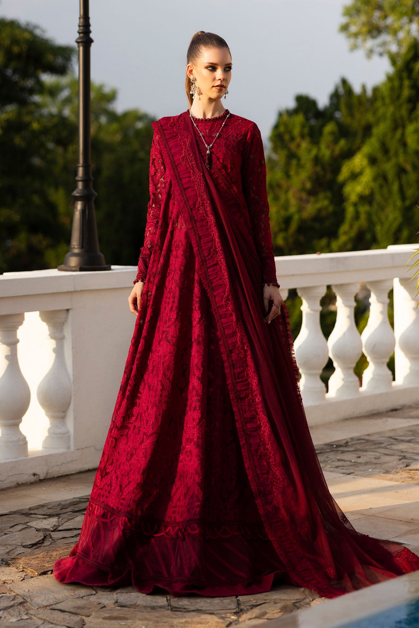 Embroidered Lawn Fabric (3Pcs)