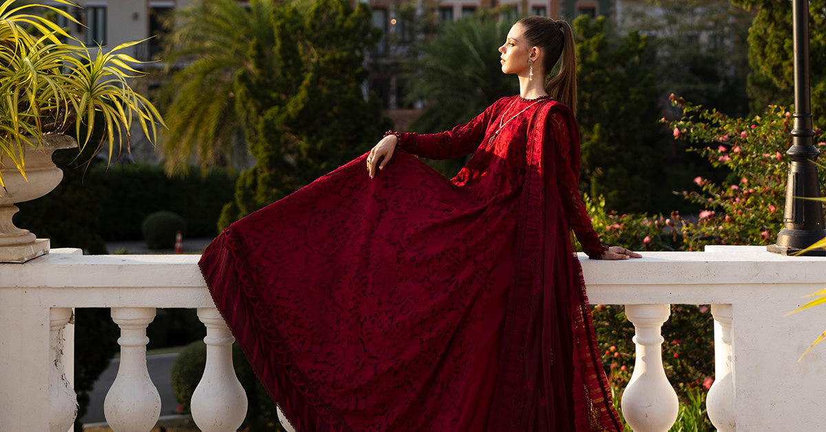 Embroidered Lawn Fabric (3Pcs)