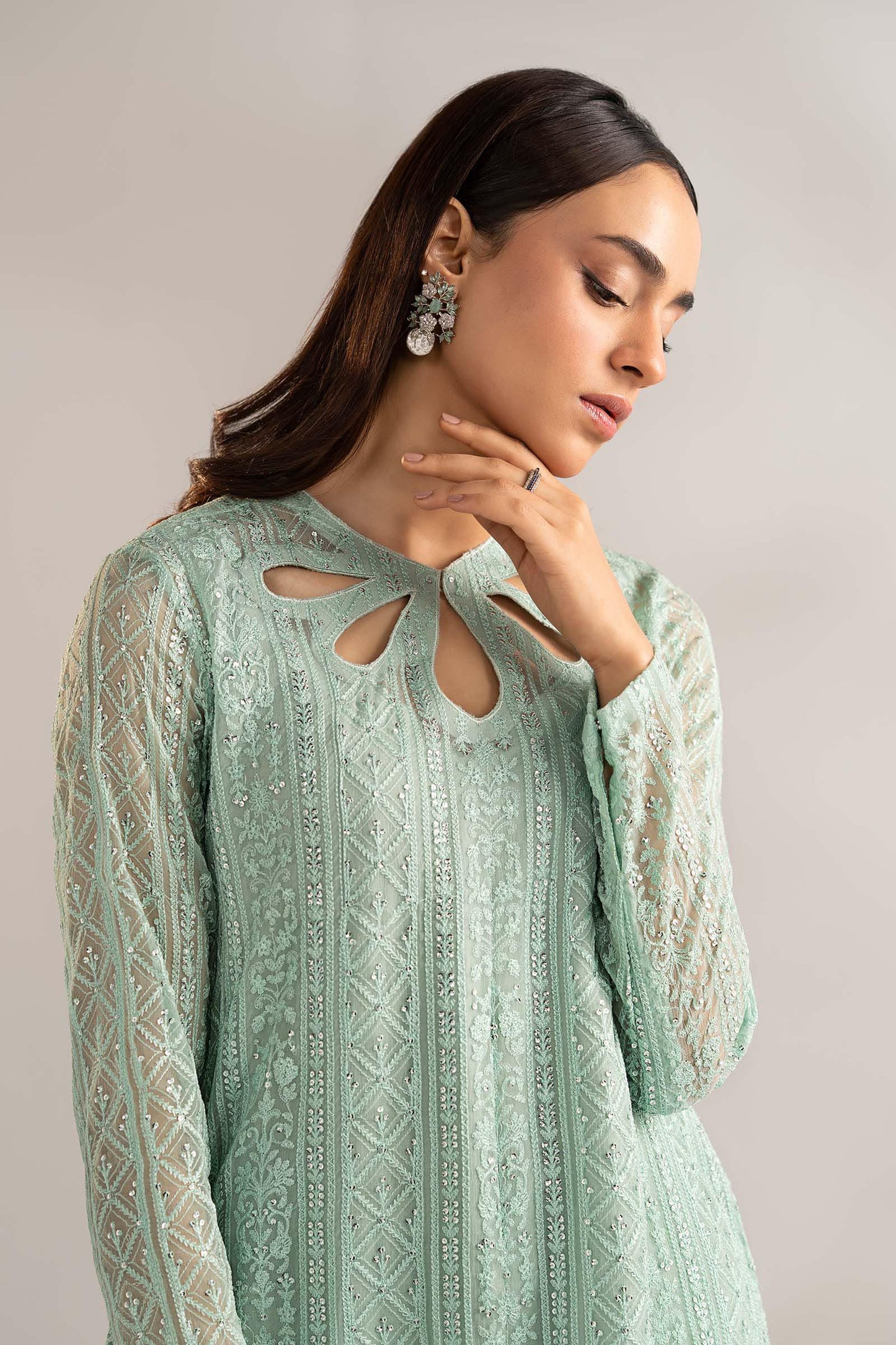 M.Luxe Fabrics LF-301-Ferozi