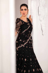 Embroidered Poly Net Fabric Sleeves | LF-704
