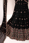 Embroidered Poly Net Fabric Sleeves | LF-704
