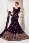Embroidered Poly Net Fabric Sleeves | LF-704