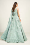 Embroidered Poly Net Fabric (2Pcs) | LF-706