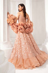Embroidered Organza Fabric (1Pc) | LF-710