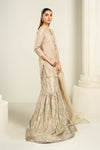 Embroidered Zari Net Fabric (2Pcs) | LF-726