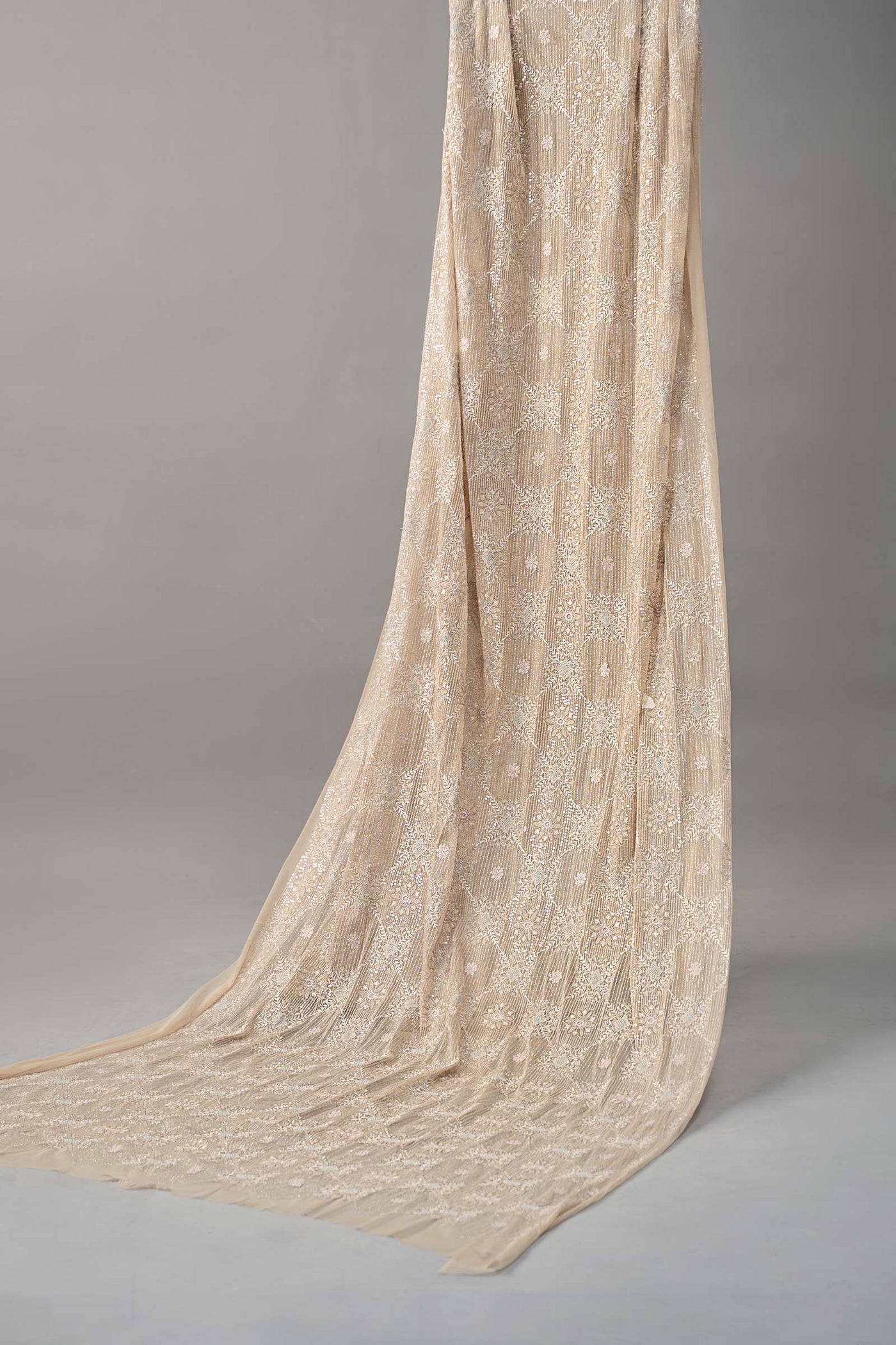 Embroidered Net Fabric (2Pcs) | LF-801